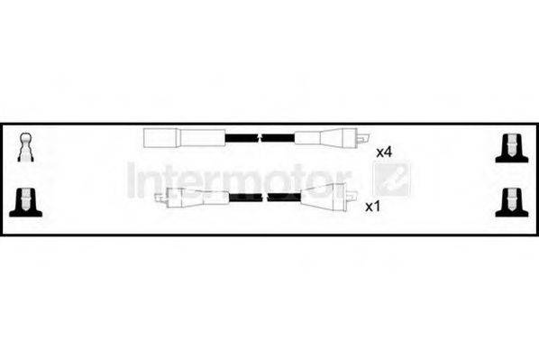 Комплект проводов зажигания 73687 STANDARD