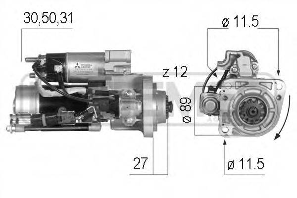 Стартер 220556 MESSMER