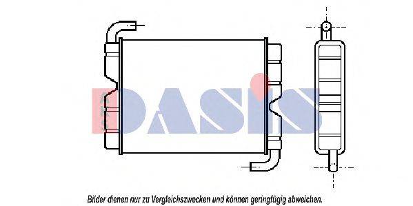 Теплообменник, отопление салона 279000N AKS DASIS