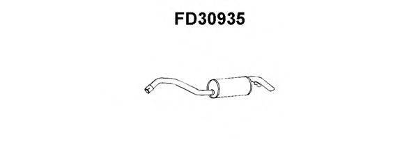 Глушитель выхлопных газов конечный FD30935 VENEPORTE