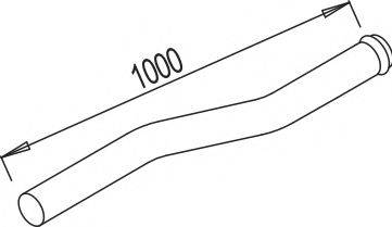 Труба выхлопного газа 80286 DINEX