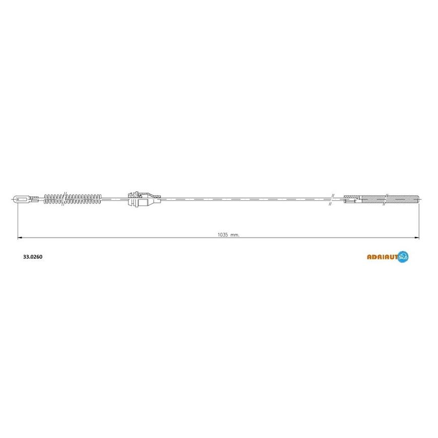 Тросик стояночного тормоза Adriauto