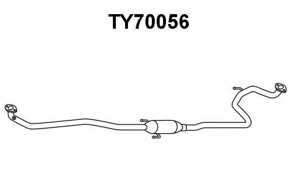 Предглушитель выхлопных газов TY70056 VENEPORTE