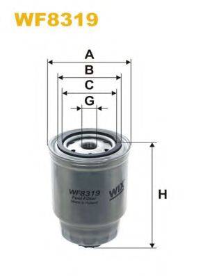 Фильтр топливный WF8319 WIX FILTERS