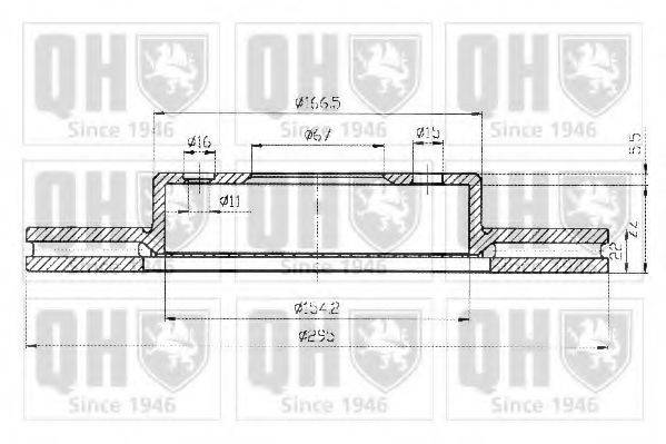 Тормозной диск BDC4321 QUINTON HAZELL