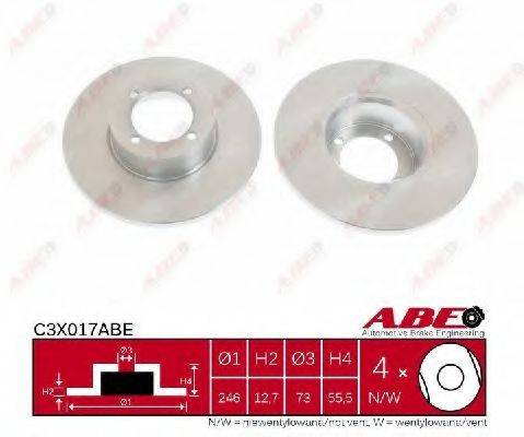 Тормозной диск C3X017ABE ABE