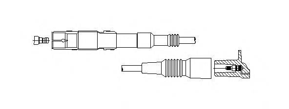 Провод зажигания 118/65 BREMI