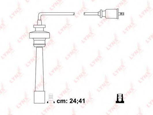 Комплект проводов зажигания SPC5517 LYNXauto