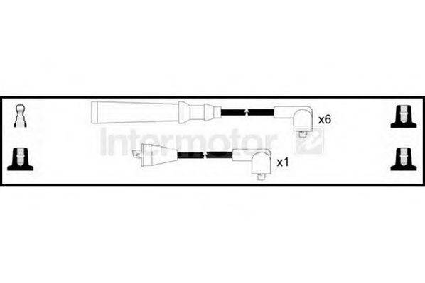 Комплект проводов зажигания 73492 STANDARD