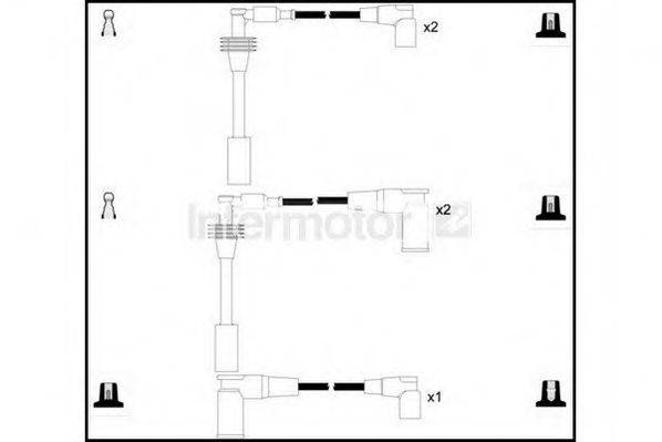 Комплект проводов зажигания 76162 STANDARD