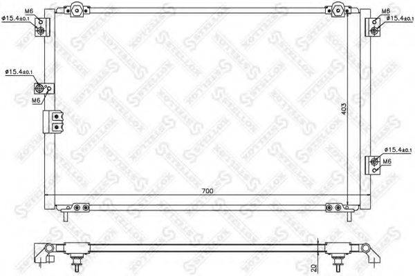 10-45621-SX STELLOX Конденсатор 10-45621-SX STELLOX