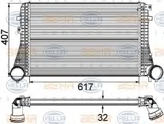 Теплообменник 8ML 376 746-111 HELLA