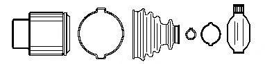 Шарнирный комплект, приводной вал 134567 FARCOM