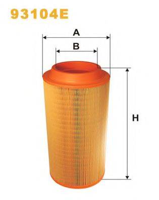 Фильтр воздушный 93104E WIX FILTERS