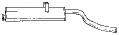 Глушитель выхлопных газов конечный