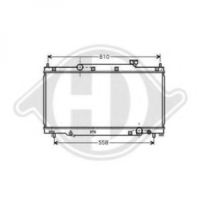 Радиатор, охлаждение двигателя 8520820 DIEDERICHS