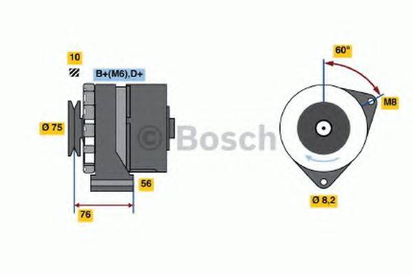 Генератор 0 986 031 360 BOSCH