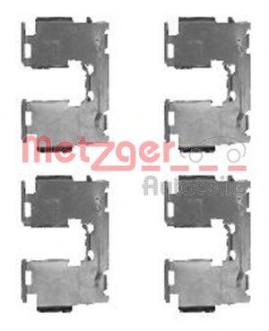 Комплектующие, колодки дискового тормоза 109-1760 METZGER
