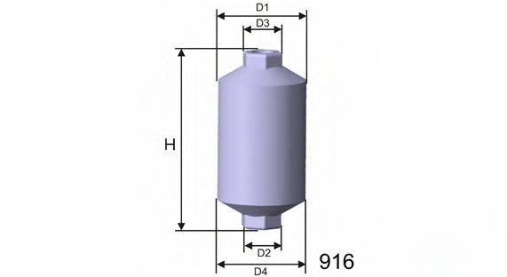 Фильтр топливный E506 MISFAT