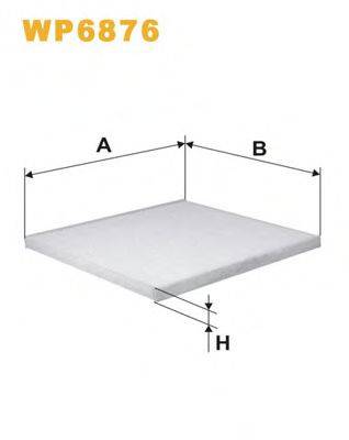 Фильтр салонный WP6876 WIX FILTERS