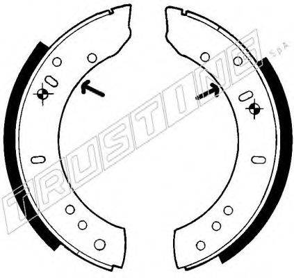 Комплект тормозных колодок 092.302 TRUSTING