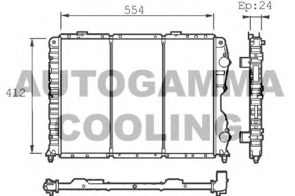 Теплообменник 101151 AUTOGAMMA