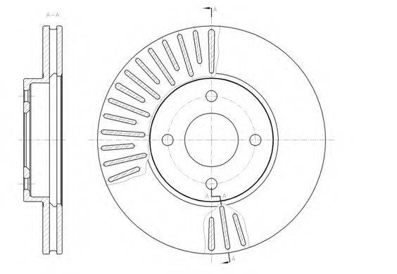 Тормозной диск 19-7796 E.T.F.