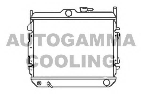 Радиатор, охлаждение двигателя 104060 AUTOGAMMA