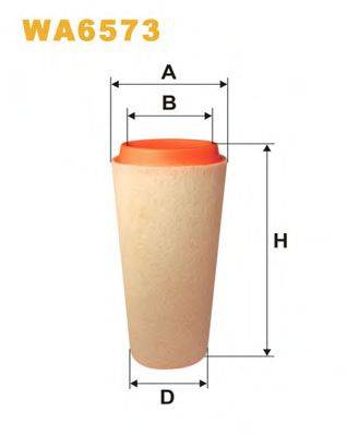 Фильтр воздушный WA6573 WIX FILTERS