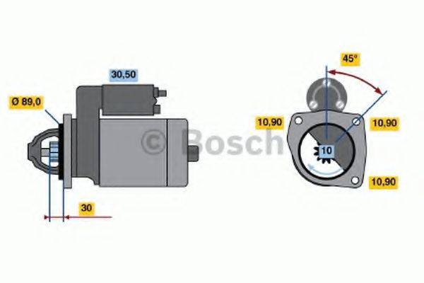 Стартер 0 001 230 022 BOSCH