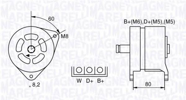 Генератор 063324293010 MAGNETI MARELLI