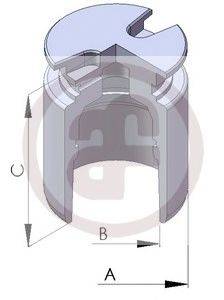 Поршень, корпус скобы тормоза D02554 AUTOFREN SEINSA