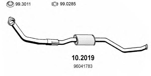 Предглушитель выхлопных газов