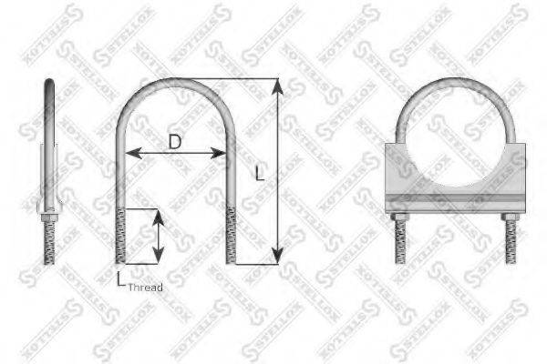 Соединительные элементы трубопровода 82-01103-SX STELLOX