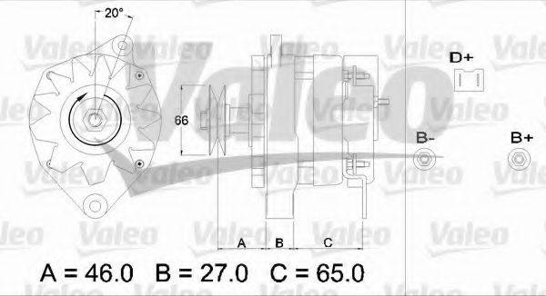 Генератор 436308 VALEO