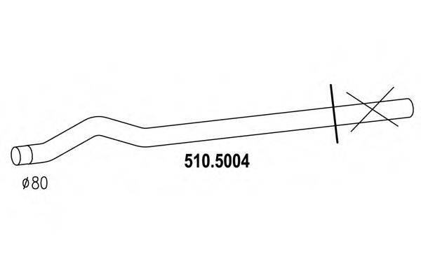 Трубка 510.5004 ASSO