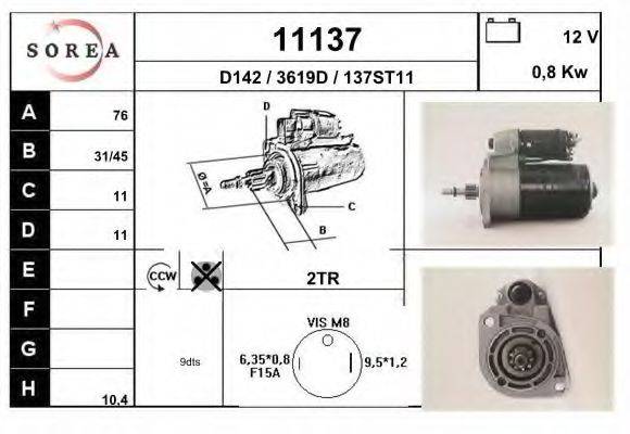 Стартер 11137 EAI