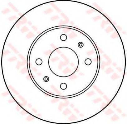 Тормозной диск DF3000 TRW