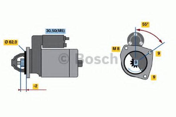 Стартер 0 001 108 162 BOSCH