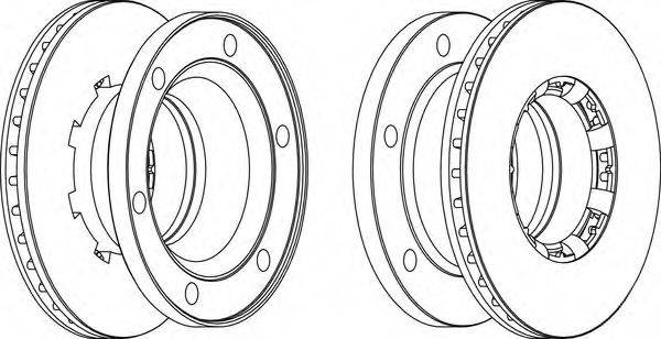 Тормозной диск FCR175A FERODO