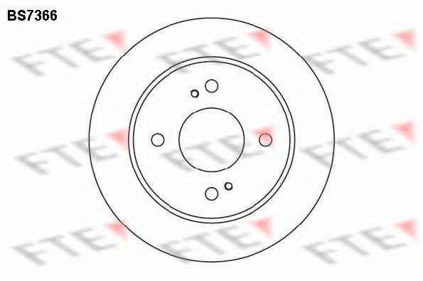 Тормозной диск BS7366 FTE