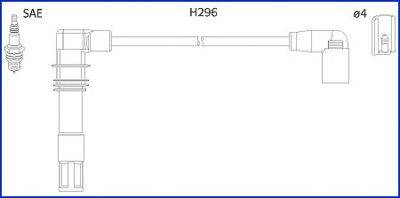 Комплект проводов зажигания 134797 HITACHI