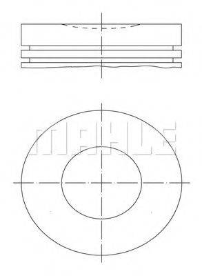 Поршень 040 16 00 MAHLE ORIGINAL