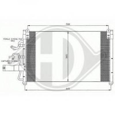 Конденсатор, кондиционер 8694000 DIEDERICHS