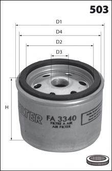 Фильтр воздушный FA3340 MECAFILTER