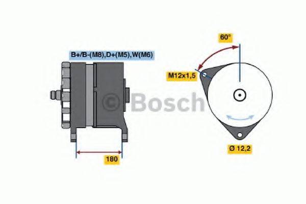 Генератор 0 120 689 557 BOSCH