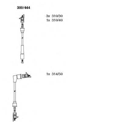 Комплект проводов зажигания 300/444 BREMI