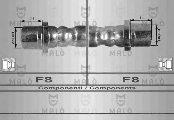 Тормозной шланг 8935 MALO