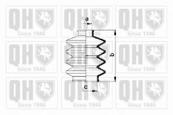 Комплект пылника, приводной вал QJB2184 QUINTON HAZELL
