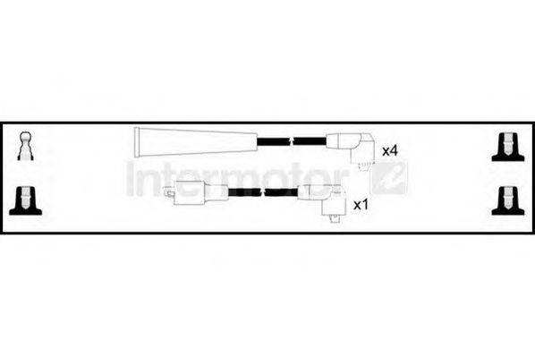 Комплект проводов зажигания 76235 STANDARD